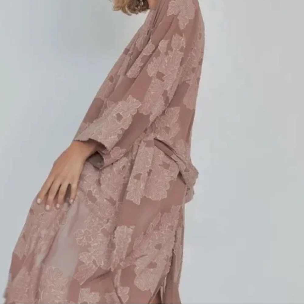 Aritzia Wilfred Durante Jacket Robe in Rose Quartz Pink - Size XXS - Picture 4 of 5
